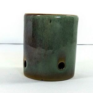 Green Glazed Ceramic wax oil warmer candle holder